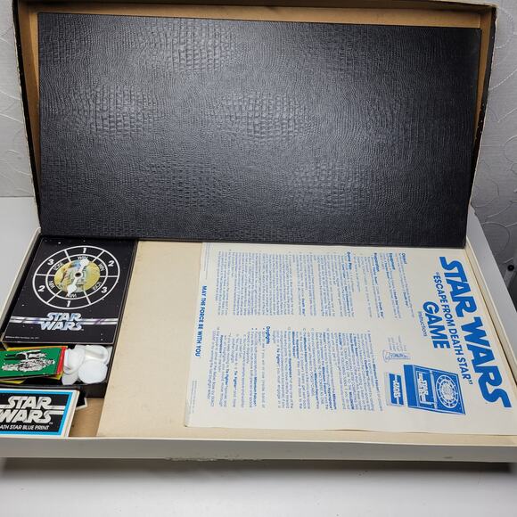 Star Wars Escape From Death Star Game Complete Vintage Board Game 1977 Kenner - Picture 12 of 16